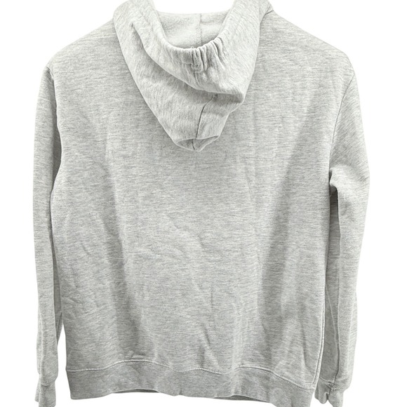 Peanuts Snoopy Christmas Tree Woodstock Hoodie Sweatshirt Light Gray Pullover L - Picture 5 of 9